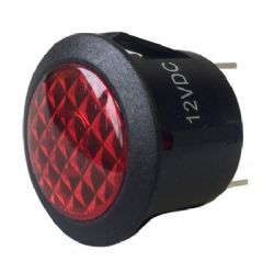 Indicator Light 12VDC Red Illuminated (RS.ABRR027)