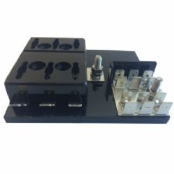 6 WAY AUTOMOTIVE BLADE FUSE HOLDER WITH GROUNDPLANE (BFH-P6)