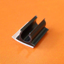 RG58 Coaxial Cable Clip Adhesive Mount - Black (EAC.4-50) 