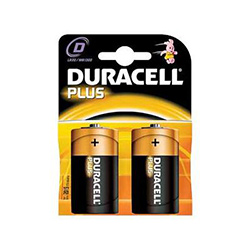 Duracell Plus Batteries D 2pack (LRD-D)