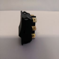 Rocker Switch 16Amp 250V Double Pole Black (SR.2)