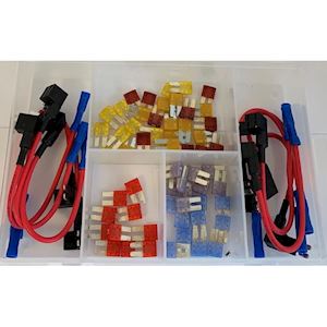 Assorted Box of Micro 2 Fuses and Holders (AB.28)