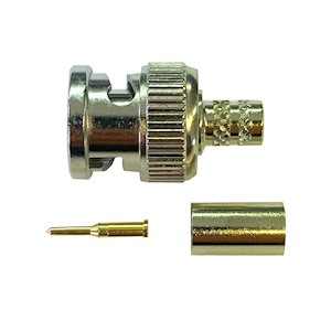 BNC Male Crimp Connector (RG59) (C5049C/P)