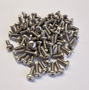 Stainless Steel Machine Screw M5 x 12mm 