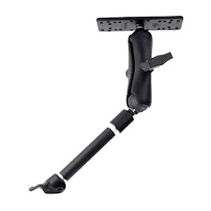 Laptop Mount 45 Degree Base, 6" Pipe and Double Socket Arm