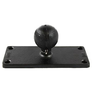 Rectangular 2” x 5” base with C size ball