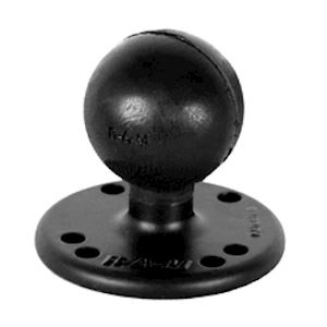 Round Base with 1.5" Ball and 5/16"-18 Threaded Hole