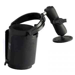 Drink Cup Holder Mount with Standard Arm & Round Base