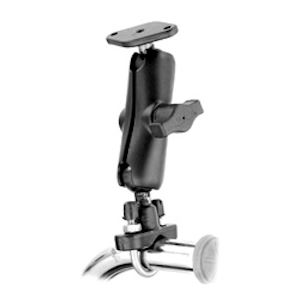 Stainless Steel U-Bolt Mount with 1" Ball Arm & Diamond Base