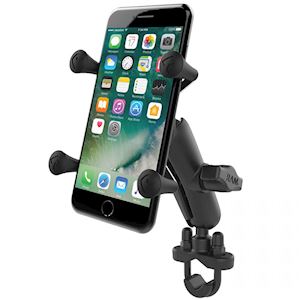 X-Grip® Phone Mount with Handlebar U-Bolt Base