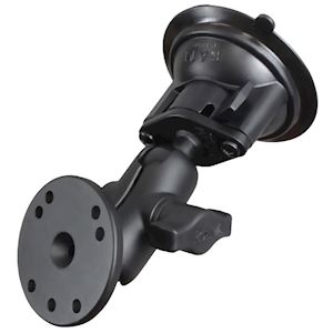 Twist Lock Suction Mount with Short Arm and Round AMPS Plate