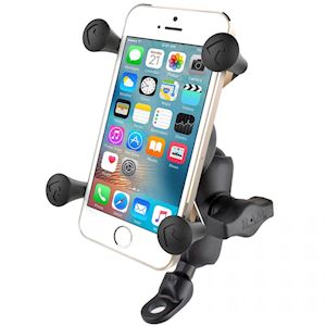 X-GripÂ® Phone Mount with 9mm Angled Bolt Head Adapter
