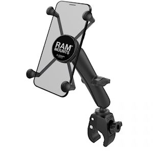 RAM® X-Grip® Large Phone Mount with RAM® Tough-Claw™ Small Clamp Base