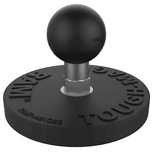 RAM® Tough-Mag™ 66MM Diameter Magnetic Ball Base with 'B' sized ball