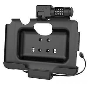 RAM® Skin™ Combo-Locking Power + Data Dock for Samsung Tab Active Pro & Tab Active4 Pro