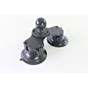 Double Suction Cup Base with 1.5" Ball