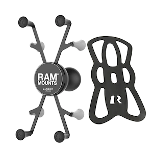 Supporto Per Telefono RAM X-Grip Con Base A Morsetto Antiriflesso Per Moto - Nuovo