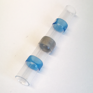 Blue Heatshrink Solder Butt Connector for Wire Size 1.5-2.5mm (Pack of 25)