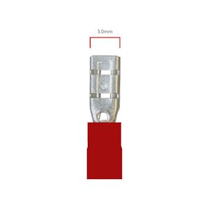 3.0mm Female Spade Terminal Red (WT.82)