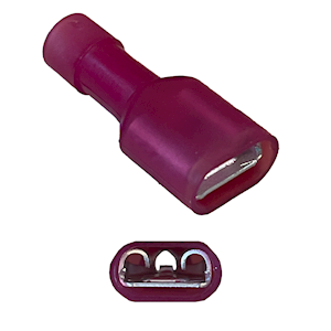 Nylon Coupler - Female - Red (WT.61)